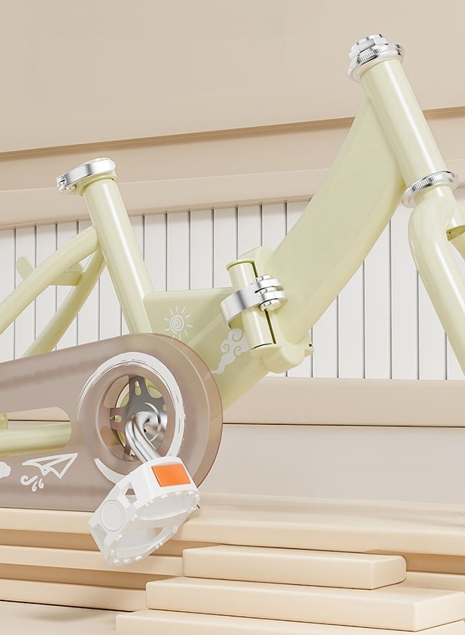 WALALLA Girls' Kids Bike with Training Wheels for Ages 3-12 Years - Available in 12, 14, 16, 18 Inch Sizes, Features a Coaster Brake for Easy Stopping, Includes a Front Basket, Kickstand, and Comes in Multiple Bright Colors for a Fun and Safe First Riding Experience - Image 3